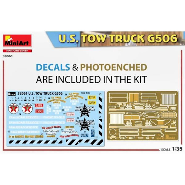 MiniArt - Modell Lastbil U.s. Bärgningsbil G506 |miniart|38061| 1:35 - Ref: 13543