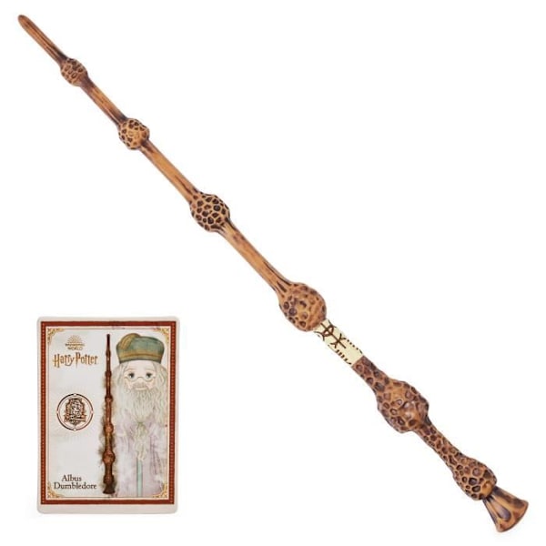 Albus Dumbledore deluxe trollstav - Harry Potter - Officiell replika - 30 cm Flerfärgad