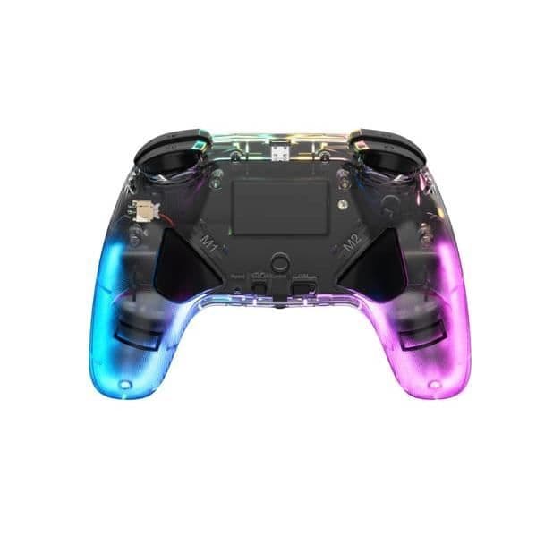 Spelkontroll - DRAGONSHOCK - ORION GLOW - Transparent - Bluetooth - Vibration Transparent