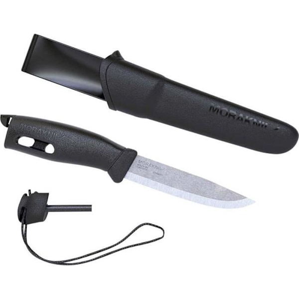 MoraKniv Companion-Spark 13567 Utomhuskniv med knivhållare, med tändare Svart 1 st (s)