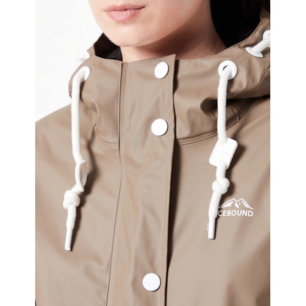 Regnrock - trench - regnkappa - vindjacka - anorak Icebound - 163128 - Regnkappa för kvinnor Svart M