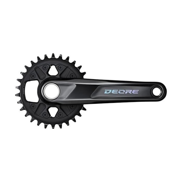 Shimano Deore FC-M6100-1 12-växlad vevsats - svart - 12-växlad/30T Svart