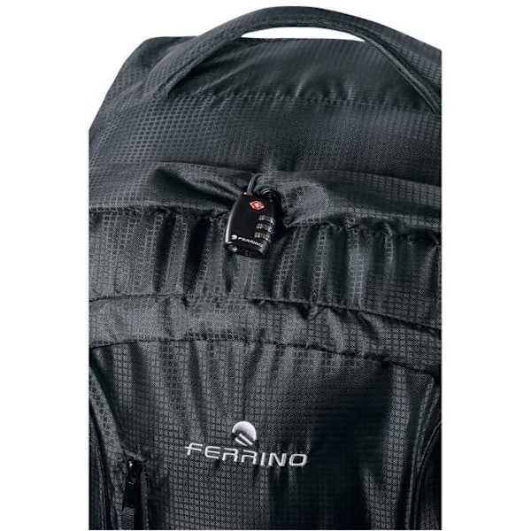 Ryggsäck - Ferrino - Mayapan 70L - Svart - Polyester Ripstop 210D - Andningsbart ryggstöd svart