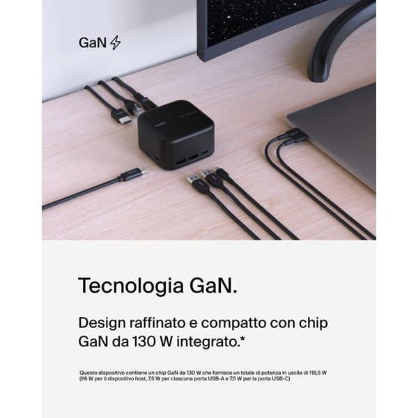 BELKIN USB-C 6i1 Core Gan Dock