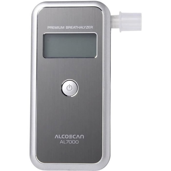 ACE 107045 alkomätare silver med utbytbar sensor, med display | ANDNINGSTESTER