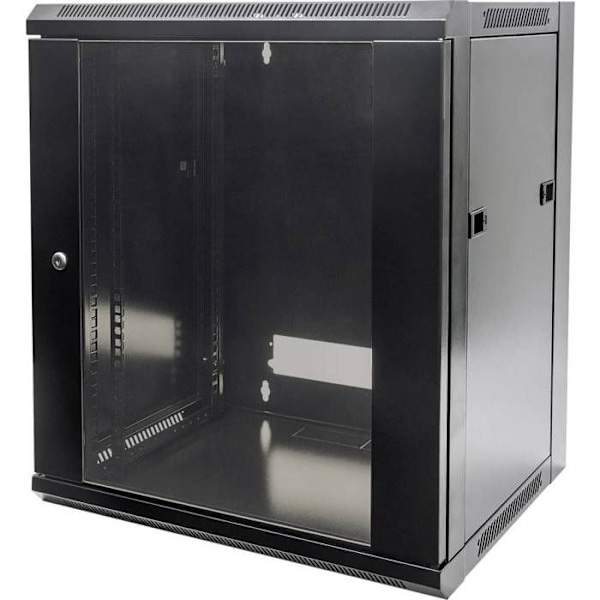 Intellinet svart väggmonterbart skåp, RAL 9005 9U 19"