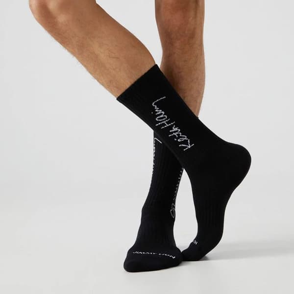 Jimmy Lion strumpor Keith Haring Dancer svart 41/46