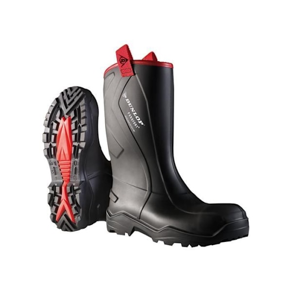 Säkerhetssko - Dunlop - Purofort+ Rugged - Storlek 46 - Svart - S5 CI SRC