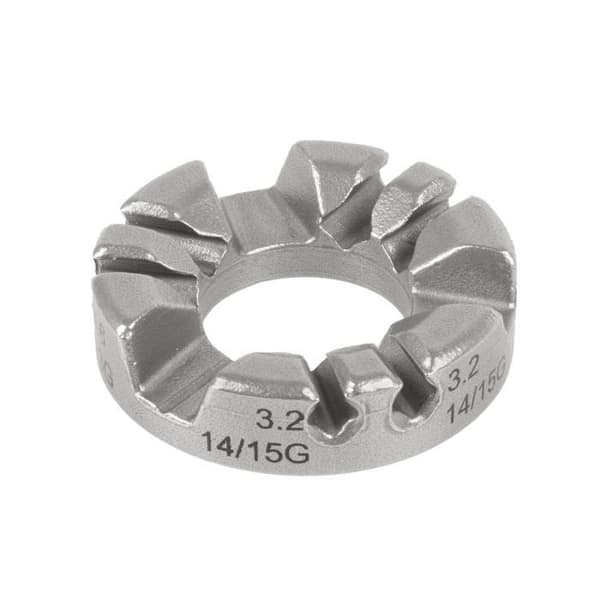 cnSPOKE Ekernyckel - Nippelnyckel - 3,2 / 3,4 / 3,6 / 3,9 mm stål