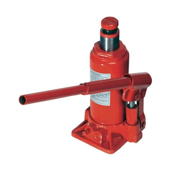 Hydraulisk domkraft - MANNESMANN - 8T - Röd - Vuxen - Metall Röd