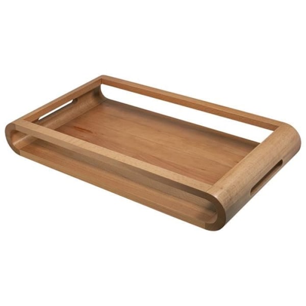 Disk - ArteLegno - ALVASDG - Serveringsfat i bokträ - 27 x 49 cm - Rektangulär Brun, Beige