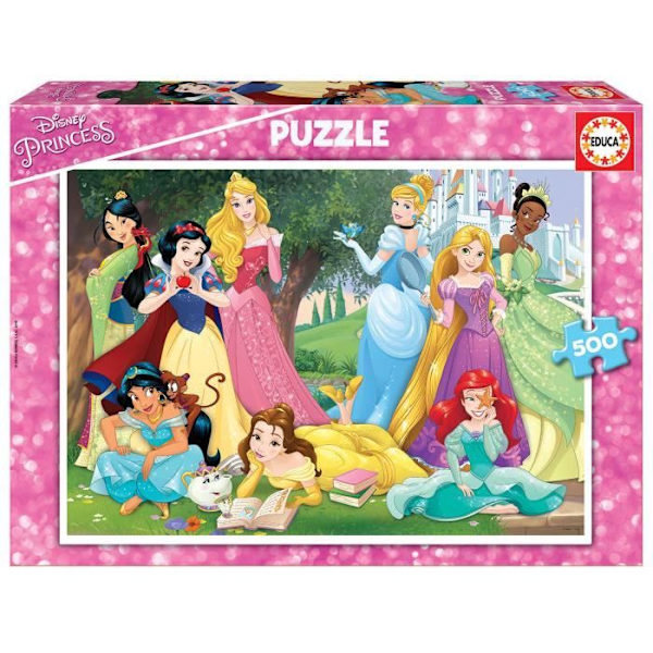 Disney Princesses 500 bitars pussel - Educa varumärke - Tecknad film och serietema Flerfärgad