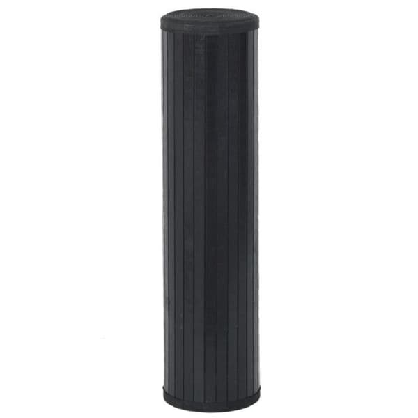 Matta - VIDAXL - Rektangulär - Svart - 60x100 cm - Modern bambu svart