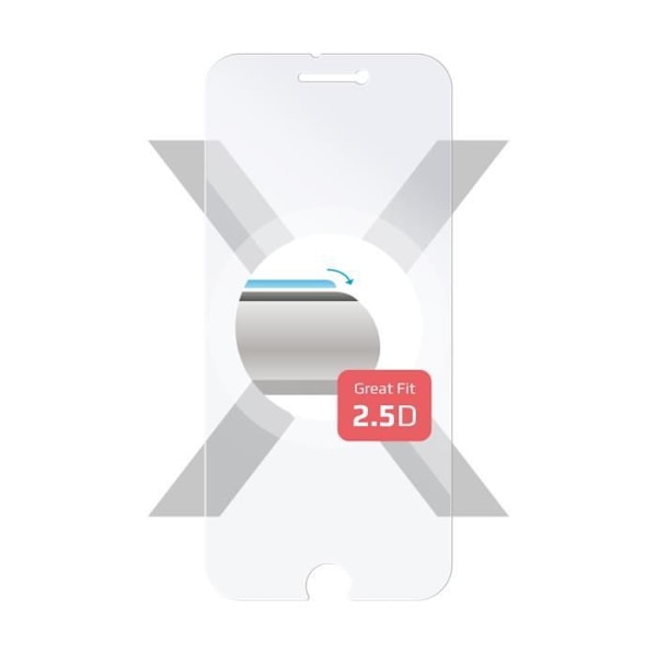 FAST härdat skyddsglas för Apple iPhone 6-6S-7-8-SE (2020), transparent