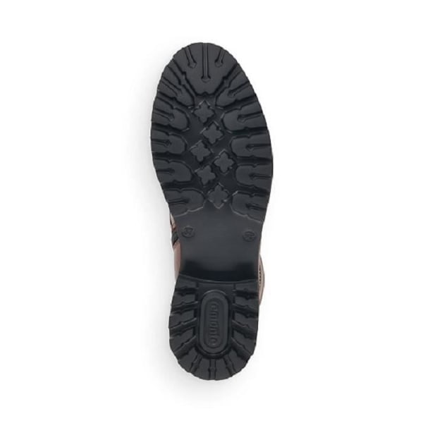 Ankelboots dam - REMONTE - D8670 - Läder - Zip - Brun kastanj 38