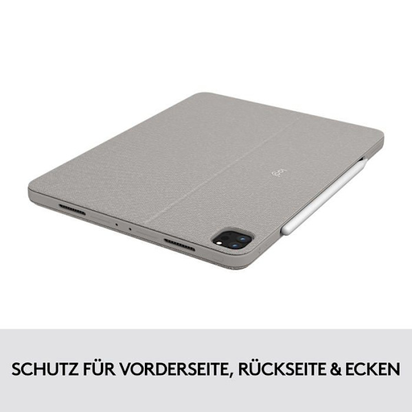 Tangentbord för surfplatta - Logitech - Combo Touch - Bakgrundsbelyst - Smart Connector - QWERTZ Tyska