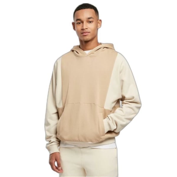 Urban Classics Cut On Sleeve Hoodie - beige - L Beige jag