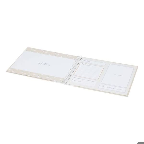 Album med 12 klassfoton beige