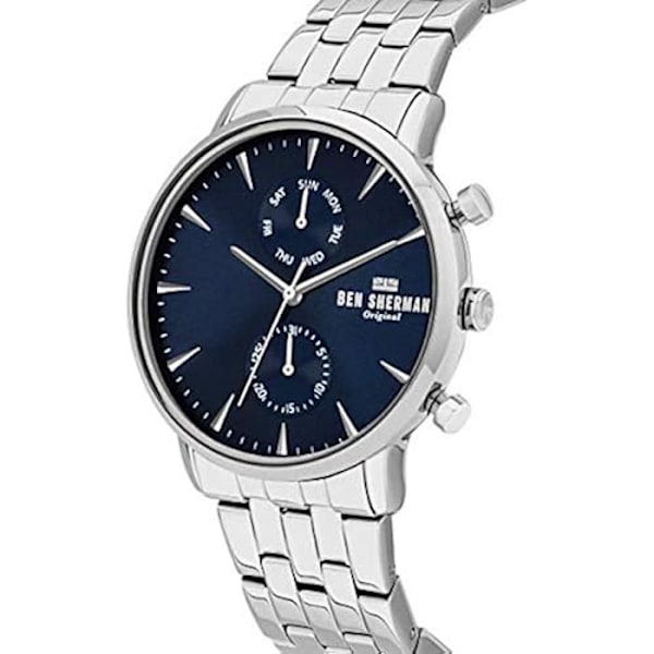 Ben Sherman Analog Quartz Herrklocka med armband i rostfritt stål Rostfritt stål