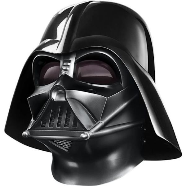 Premium elektroniskt Darth Vader-huvudskydd, ljudeffekter, cosplay-artikel, från 14 år, Star Wars The Black Series Svart