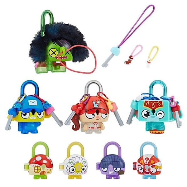 LOCK STARS - HASBRO - Multi Pack - 4 exklusiva hänglås + 4 minis - Samlarfigurer Mega Pack