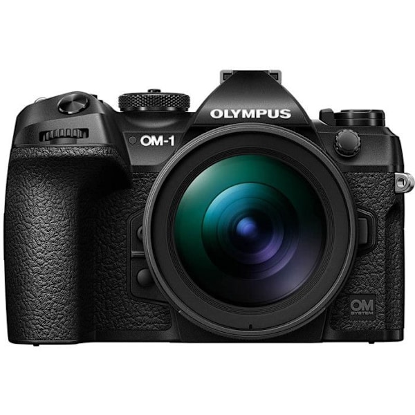 OM-SYSTEM Om-1 Utrustad med Micro Four Thirds-system, M.Zuiko Digital Ed 12-40mm f2.8 Pro II-objektiv, BSI-staplad sensor Svart
