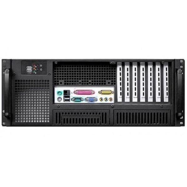 Techly I-CASE MP-P4HX-BLK6, Rack, Server, Stål, ATX, Svart, 4U