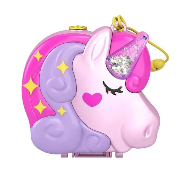 Polly Pocket - Unicorn Forest Box - Mini-Universe Doll - från 4 år och uppåt Flerfärgad