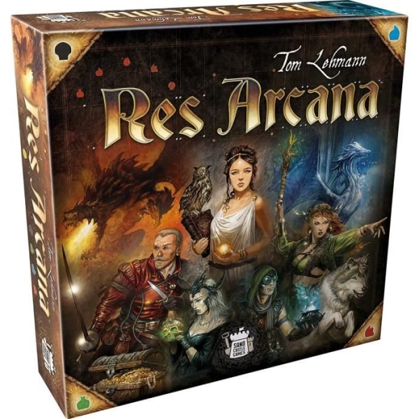 Res Arcana - Asmodee - Brädspel - Kortspel - Strategispel Flerfärgad