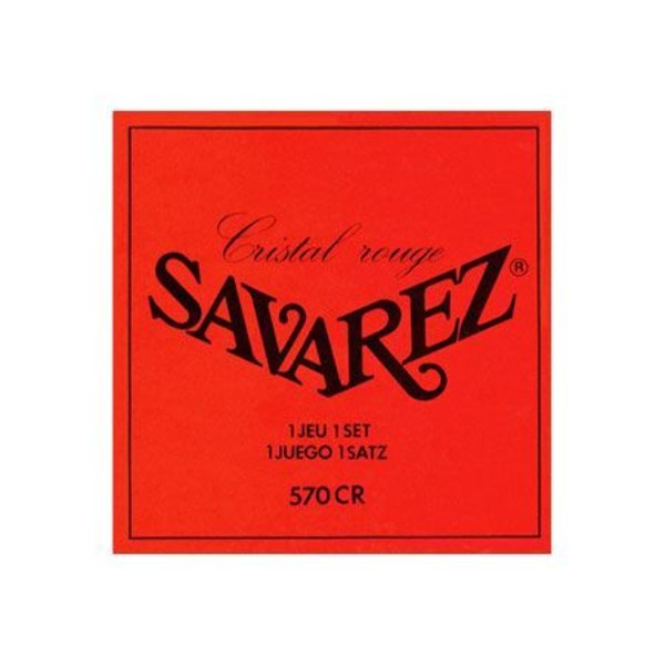 Gitarrsträngar - SAVAREZ - 570CR - Röd kristall - Normal gauge - Klassiska gitarrer