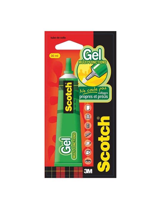 Kollegell Universal - SCOTCH - 30 ml - Transparent - Rinner inte - Multifunktionell