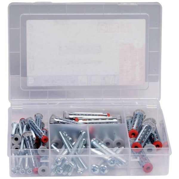Fischer MeisterboX DuoHM PZ Skruv för ihåliga kroppar 55 mm 572926 52 st.