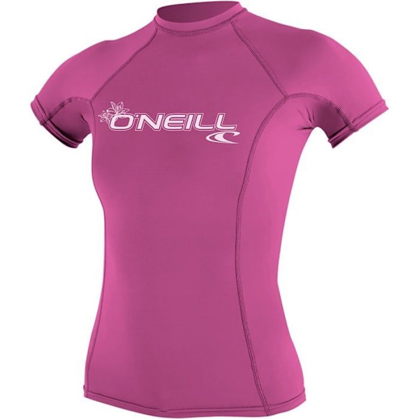 T-shirt Dam Anti UV - O'Neill - Korta Ärmar - UPF 50+ - Prestandafit - Rosa Rosa jag