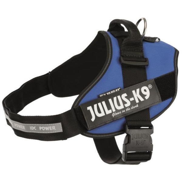 JULIUS K9 Power IDC Harness 3 - XL-XXL: 82–115 cm - 50 mm - Blå - För hundar Blå