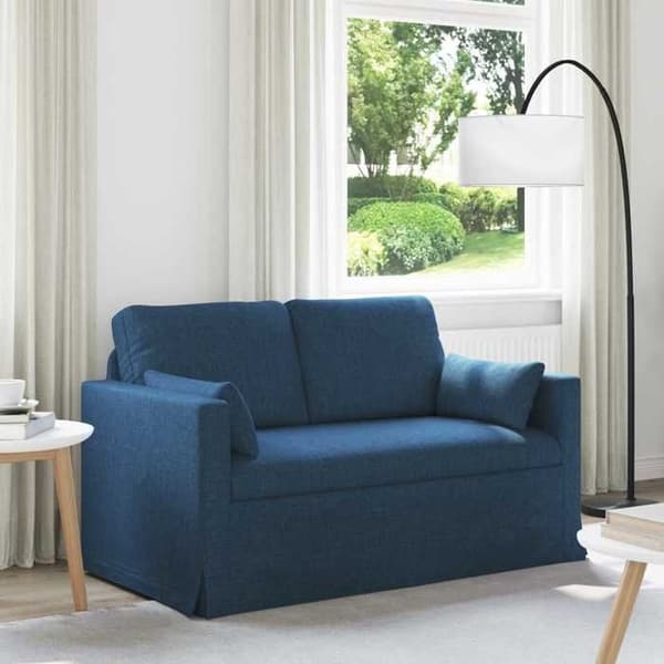 Blå Soffa 138 x 78 x 80 cm Metall