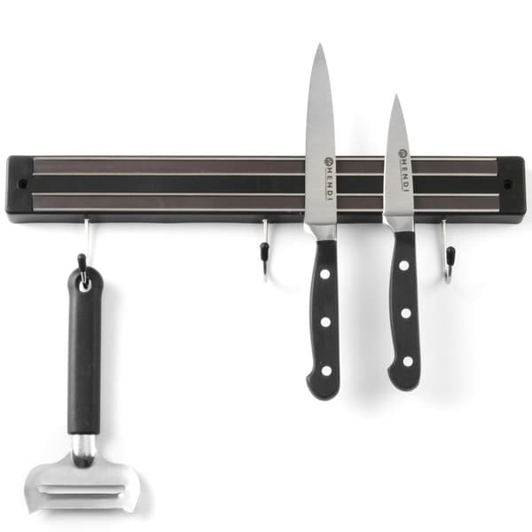 Magnetisk knivställ - HENDI - HENDI 820407 - 600 mm - 6 krokar - Polypropen