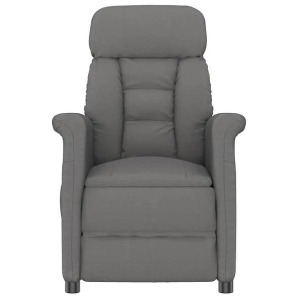 vidaXL fåtölj Mörkgrå Mikrofiber 348402