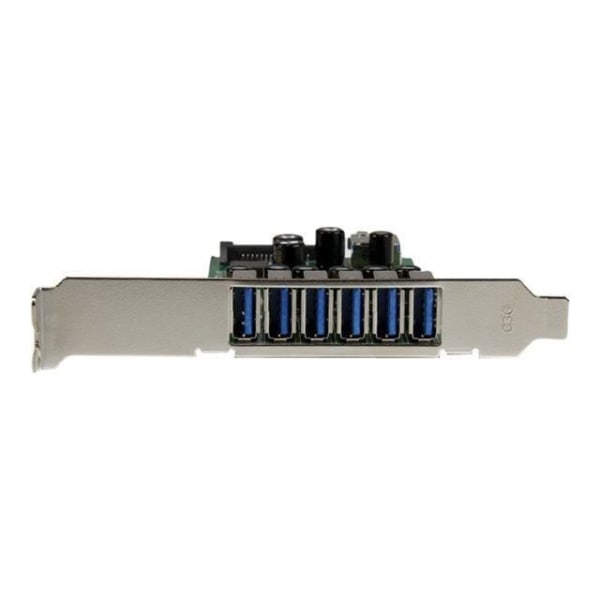 StarTech.com 7-portars USB 3.0 PCI Express-kontrollkort - 6 externa 1 internt - SATA-driven (PEXUSB3S7)