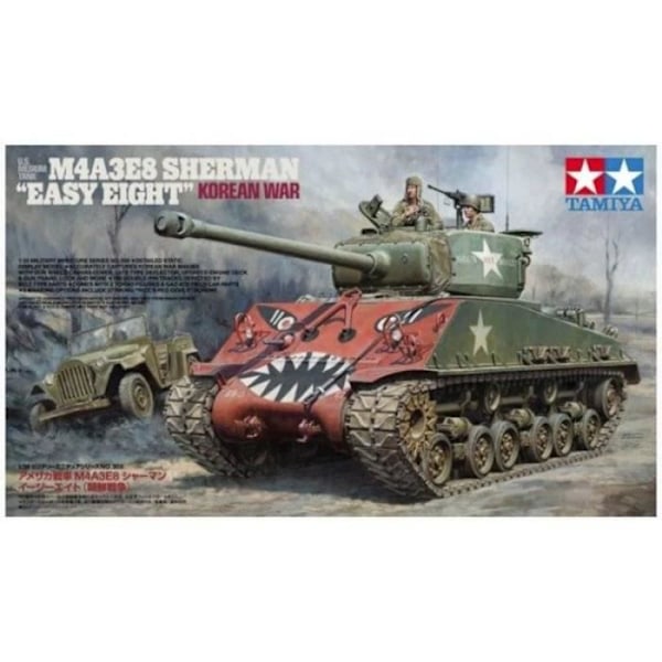 Amerikansk tankmodell Medium Tank M4a3e8 Sherman "easy Eight" Koreakriget - TAMIYA