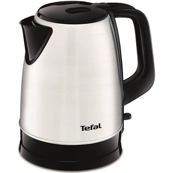 TEFAL Elektrisk vattenkokare, 1,7 L, 2400 W, Vridbar bas, Enkel öppning, Indikeringslampa, Automatisk avstängning KI150D10 Rostfritt stål