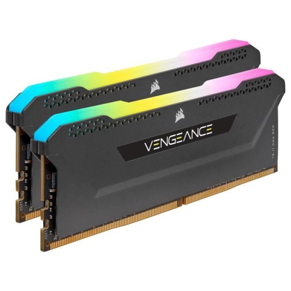 Corsair Vengeance RGB PRO SL Series 64 GB (2 x 32 GB) DDR4 3200 MHz CL16 - Svart - Dual Channel Kit 2 DDR4 RAM PC4-25600