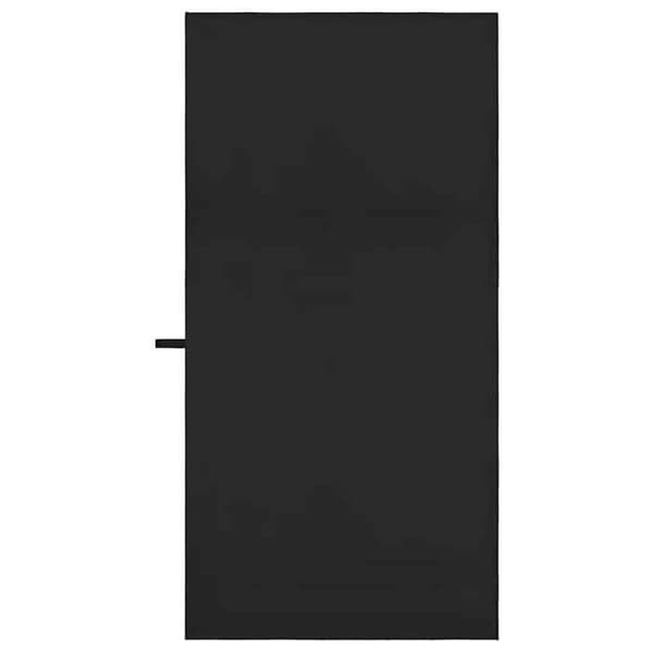 vidaXL Sporthanddukar 2 st 70 x 140 cm Svart - Polyester/Polyamid, snabbtorkande Svart