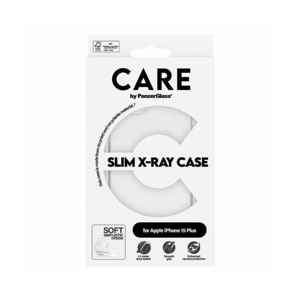 PanzerGlass Slim X-Ray transparent skal för iPhone 15 Plus