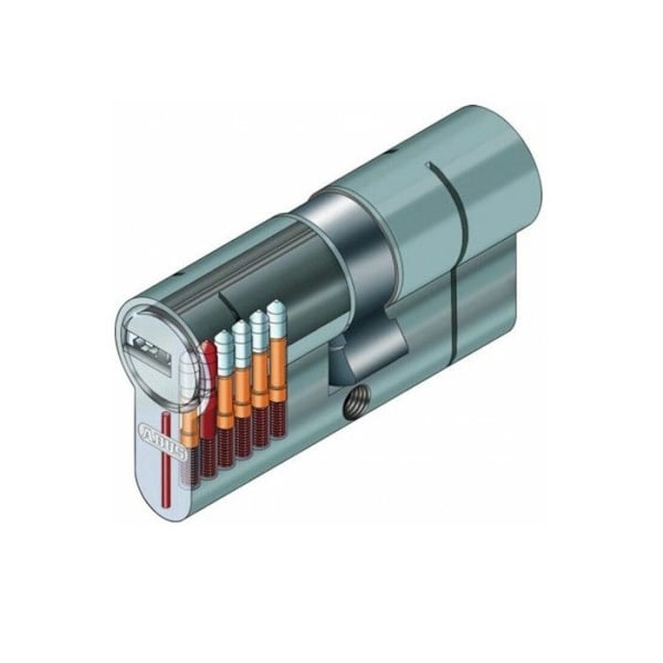 Cylindra D6 45x45mm Anti-Casse Varie D6PSN 45/45 BK Abus