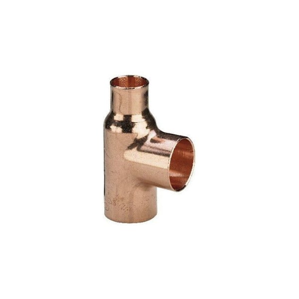 Té koppar - Viega - Modell 95130 - 18 x 18 x 15 mm - Förpackning om 10 - Att krimpas