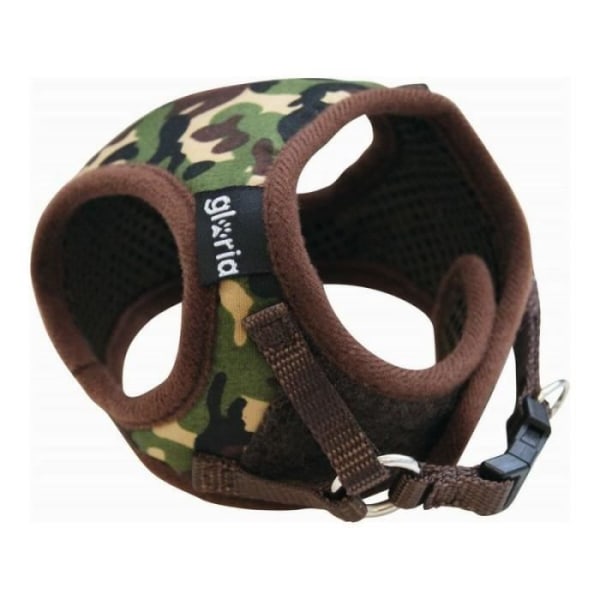Hundsele - Gloria - Kamouflage - Storlek M - Halsmått 27-35 cm - Blandad Kamouflage