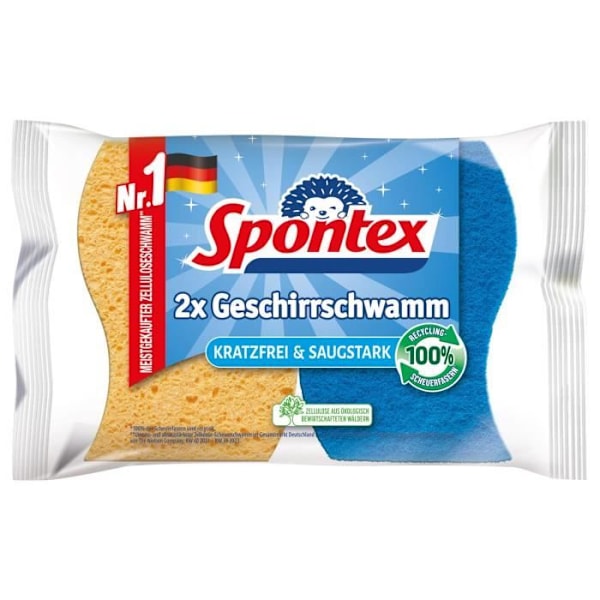 Diskmedelssvamp, pack om 2