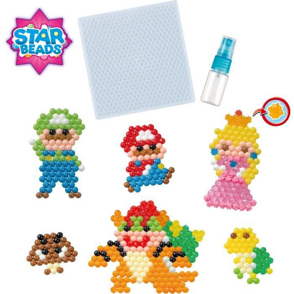 Super Mario-kit - AQUABEADS - Pärlor som fastnar i vatten Flerfärgad