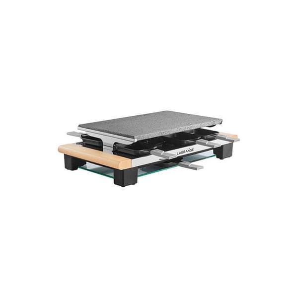 Raclette LAGRANGE 399012 Grå / Trä / Rostfritt stål / Glas