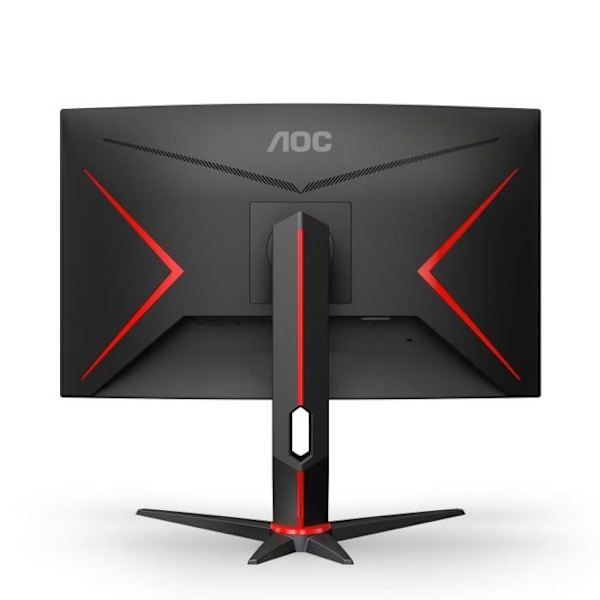 Böjd PC Gamer-skärm - AOC - CQ27G2S/BK - 27" VA QHD 1ms 144Hz HDMI DisplayPort USB HP Pivot Justerbar i höjdled Freesync